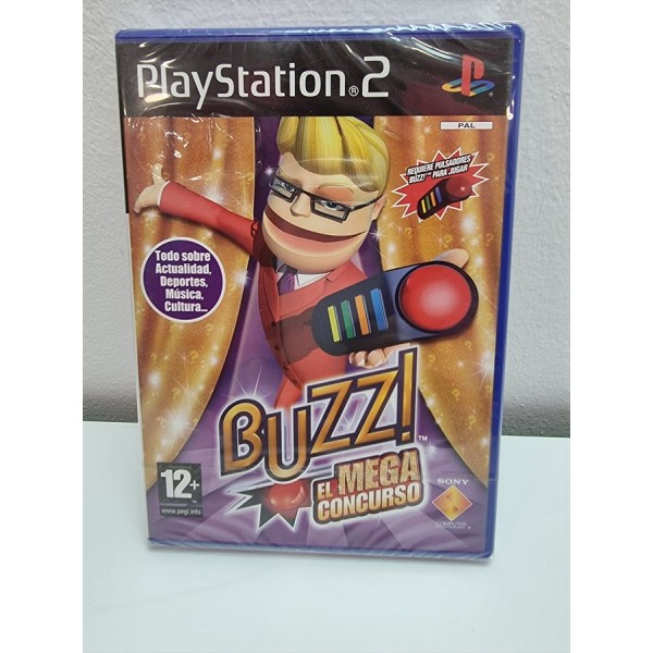 Juego PS2 Buzz! El Mega Concurso PAL ESP Nuevo