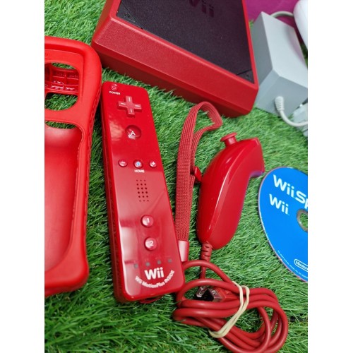 Nintendo Wii Mini Roja completa