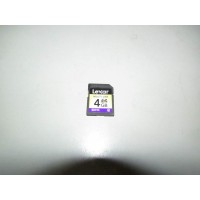 Tarjeta de Memoria SD 4GB Lexar -1-