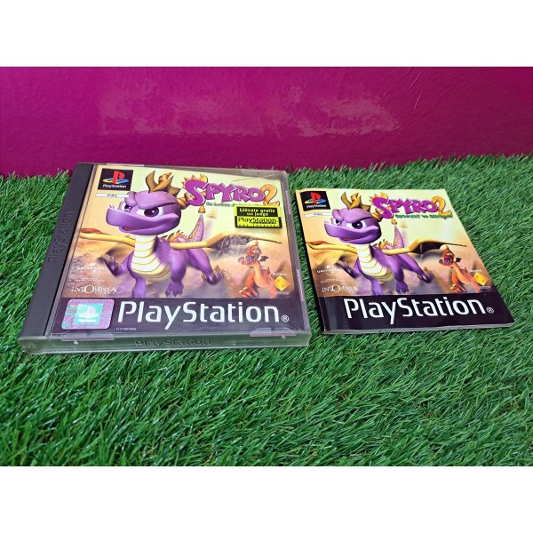 Caja y manual Play Station 1 Spyro 2