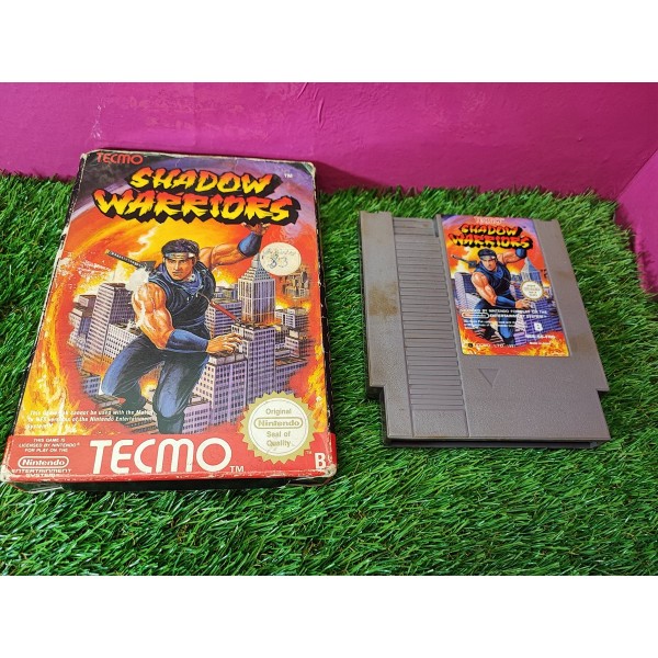 Nintendo NES Tecmo Shadow Warriors en caja PAL FRG