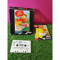 Juego Amstrad Cassette The Simpsons Bart vs Space Mutants