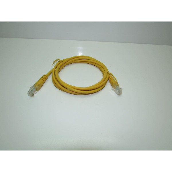 Cable Ethernet RJ 45 Amarillo Nuevo -1-
