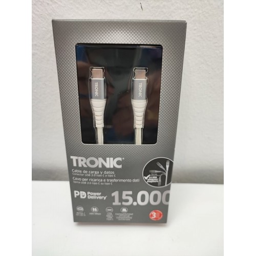 Cable carga Tronic Tipo C-C Blanco Nuevo -4-