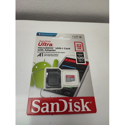 Tarjeta de Memoria MicroSD Sandisk A1 32GB Nueva -4-