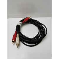 Cable Audio Rojo / Blanco 1,5M