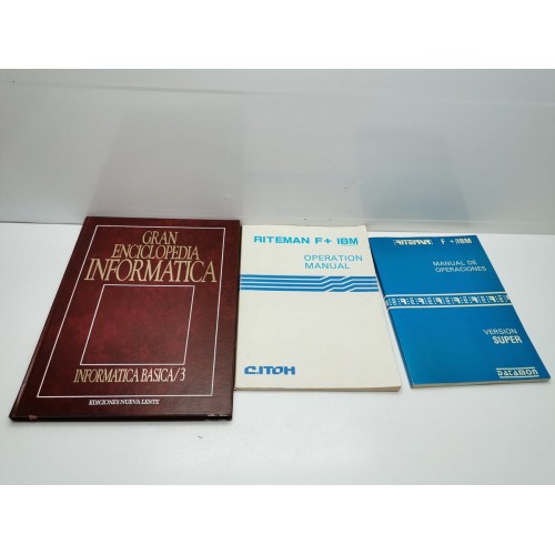 Pack Libros Riteman F+ IBM Operation Manual y Gran Enciclopedia