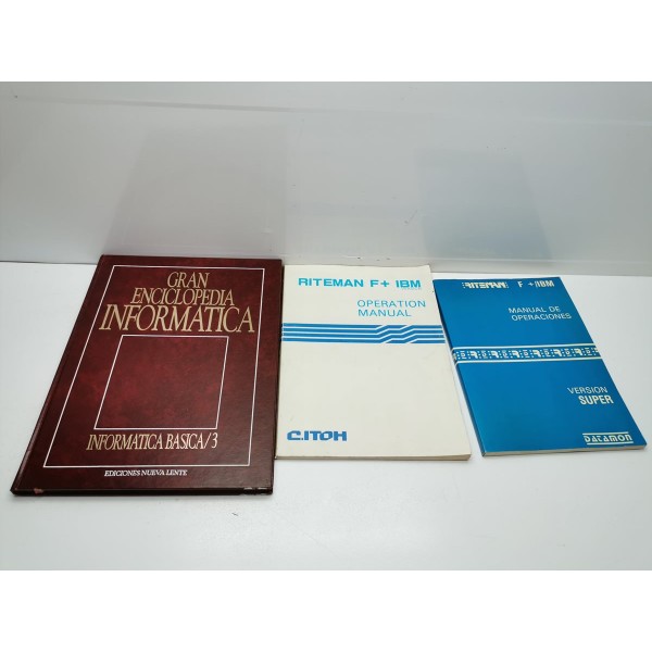 Pack Libros Riteman F+ IBM Operation Manual y Gran Enciclopedia